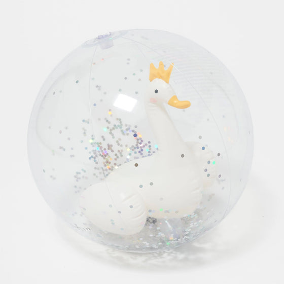 3D Inflatable Beach Ball
Princess Swan Multi - Sunnylife