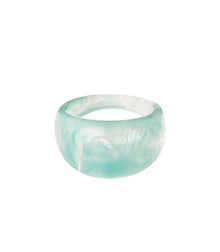  Ring in Aqua Green - Size 18