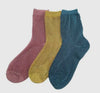 Rio Trio Soiree Socks - set with beaded pin