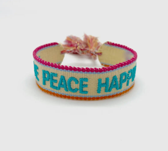 Love Peace Happiness Bracelet