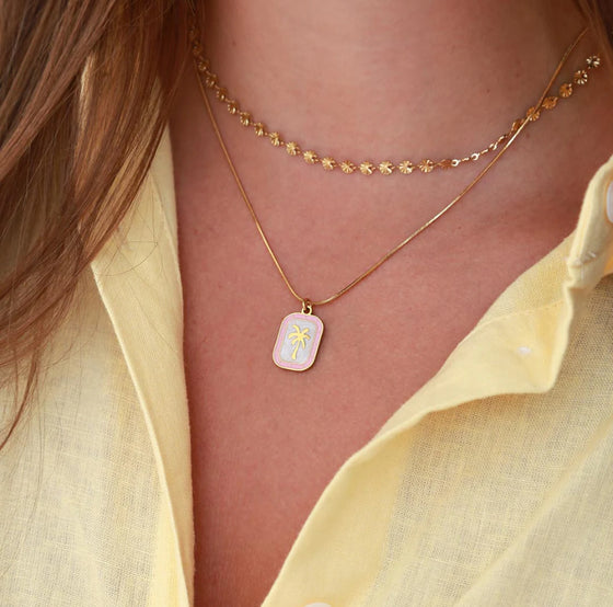Palm Tree Necklace