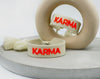 Orange Karma armband