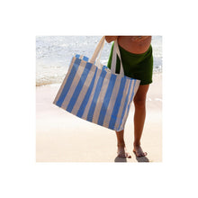  Carryall Beach Bag
Le Weekend Mid Blue Cream - Sunnylife