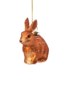  Woodland Bunny Shaped Bauble