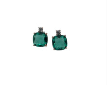  Aqua sparkle earrings - Sixton London
