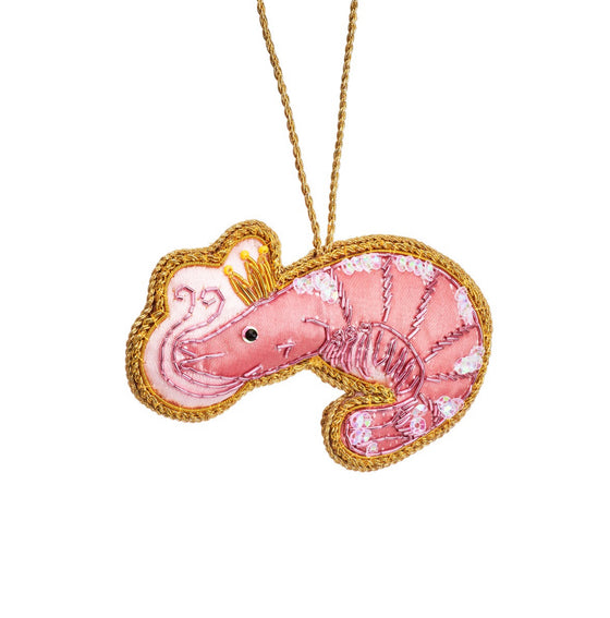 King Prawn Zari Decoration