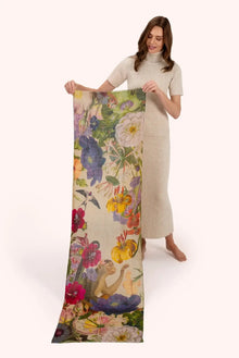  Wool Wrap Scarf Autumn Posy