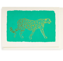  Mint Cheetah Notelet Card