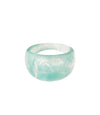 Ring in Aqua Green - Size 18