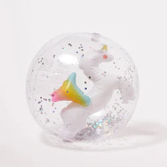3D Uppblåsbar Beach Ball Unicorn