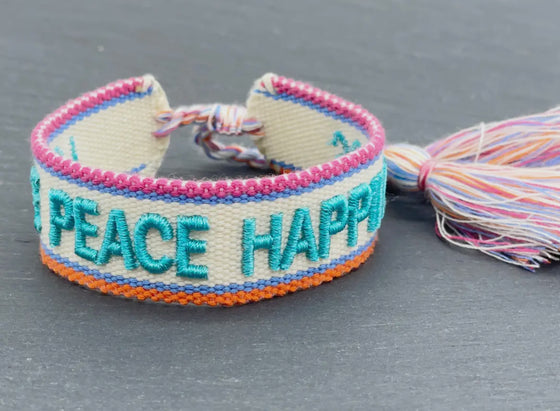 Love Peace Happiness Bracelet