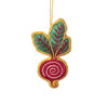 Beetroot Zari Embroidery Decoration Purple