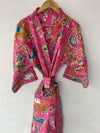 Indisk Bomull Kimono Robe