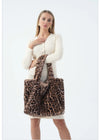 Leopard Faux Fur Bag