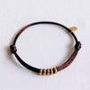 Satin Bracelet Dark Brown