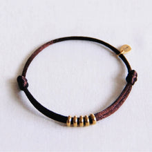  Satin Bracelet Dark Brown