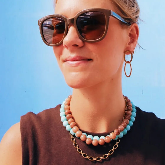 Mocca Stone Necklace