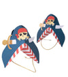 Blue Pirate Party Hats - Meri Meri