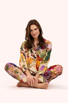  Supersoft Autumn Posy Cream Pyjamas