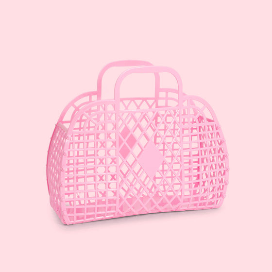 Retro Basket (Small)
Bubblegum Pink