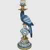 Blue Parrot Candle Holder