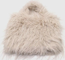  Beige Furry Bag