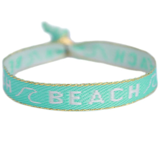 Vävt strandarmband
