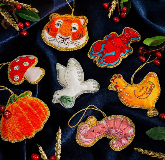 Lobster Zari Decoration