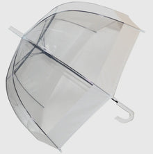  Soake Clear Deep Dome Umbrella - White -Soake