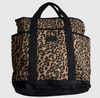 Leopard Print Ryggsäck - Mörkbrun