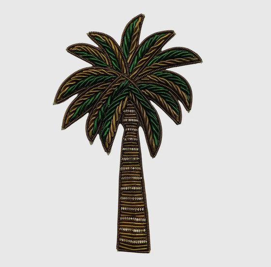 Marine Make-up Bag and A Palm Tree Brooch