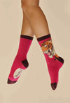 Thrill of the Tiger Ankel Socks