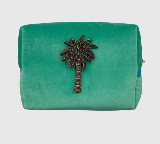 Marine Make-up Bag and A Palm Tree Brooch