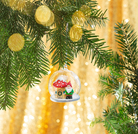 Gnome Home Dome Bauble