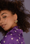 Confetti Heart Earrings