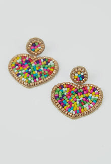  Confetti Heart Earrings