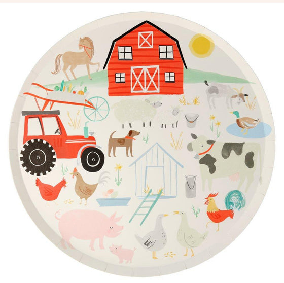 Paper Plate - On The Farm - Meri Meri