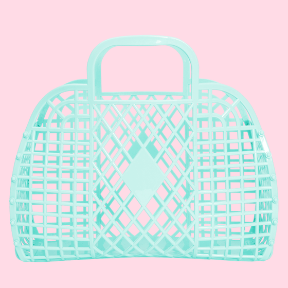 Retro Basket (Large)
Seafoam