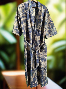  Blue Cotton Kimono