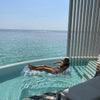 Inflatable Lilo Chair Glitter