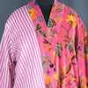 Kimono i sammet med paradisfåglar - Kantha Decor 