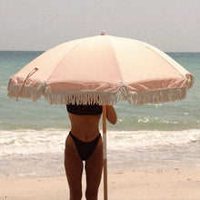  Luxe Beach Umbrella Salmon