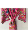 Indisk Bomull Kimono Robe