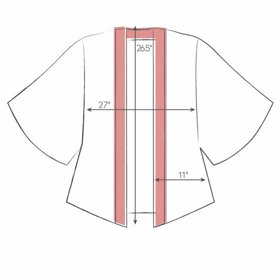 Oversize Kimono - Powder Design