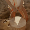 Round Picnic Cooler Basket Natural