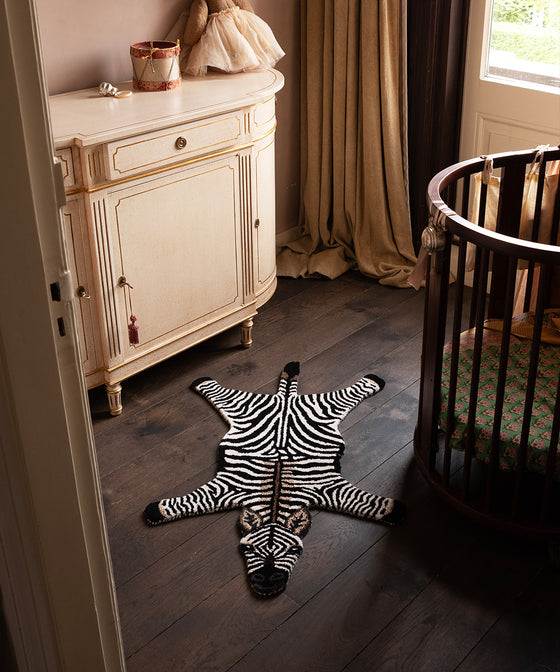 Stripey Zebra Rug Small